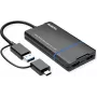 VALUE Display-Adapter USB Typ A C - Dual HDMI 4K30+ 1080p ST/BU - Adapter - Digital/Daten (12.99.3206)