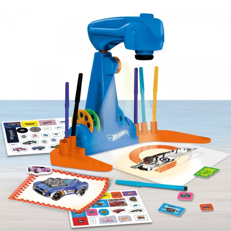 Hot Wheels Projektor-Malschulset