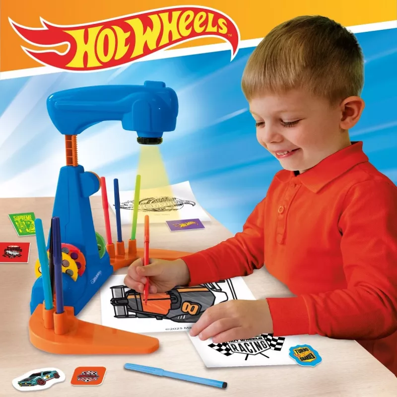 Hot Wheels Projektor-Malschulset