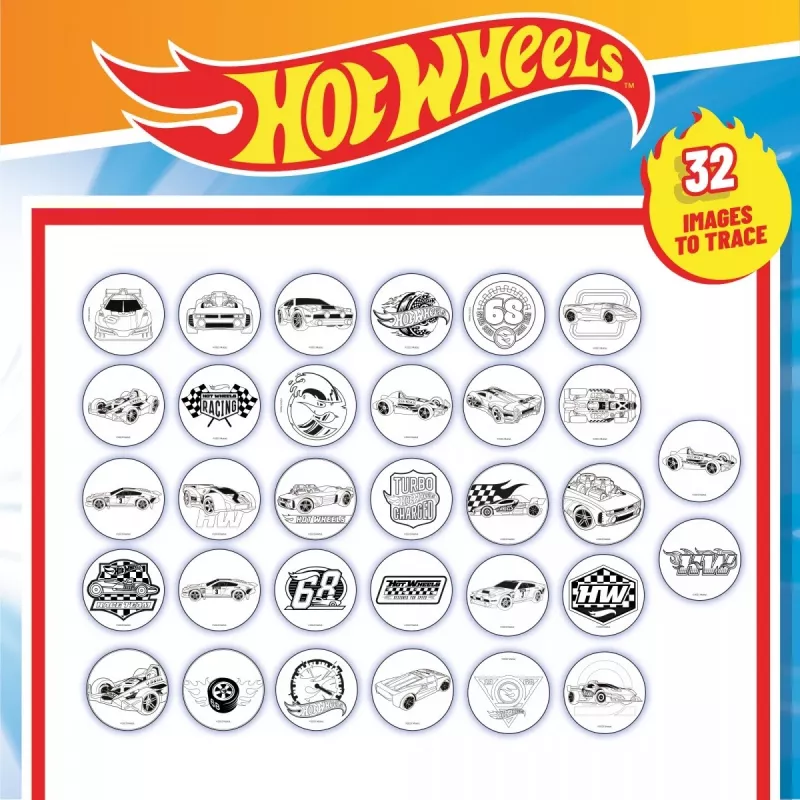 Hot Wheels Projektor-Malschulset