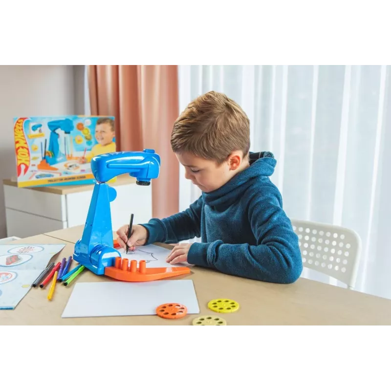 Hot Wheels Projektor-Malschulset