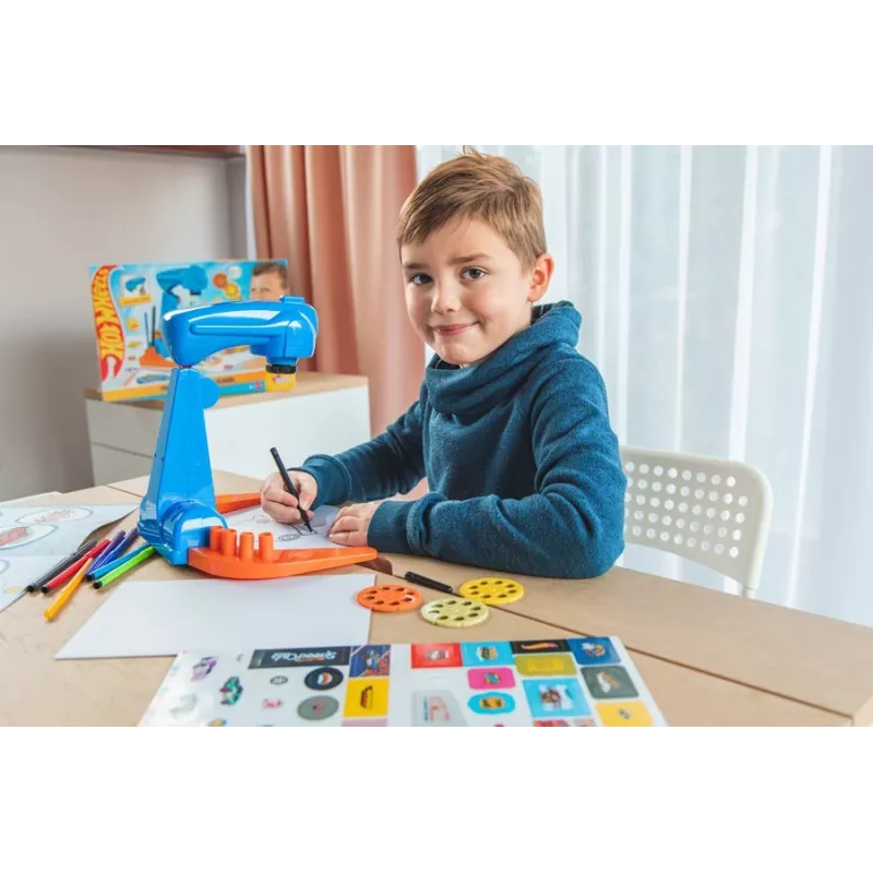 Hot Wheels Projektor-Malschulset