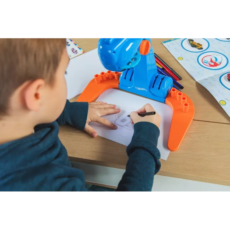 Hot Wheels Projektor-Malschulset
