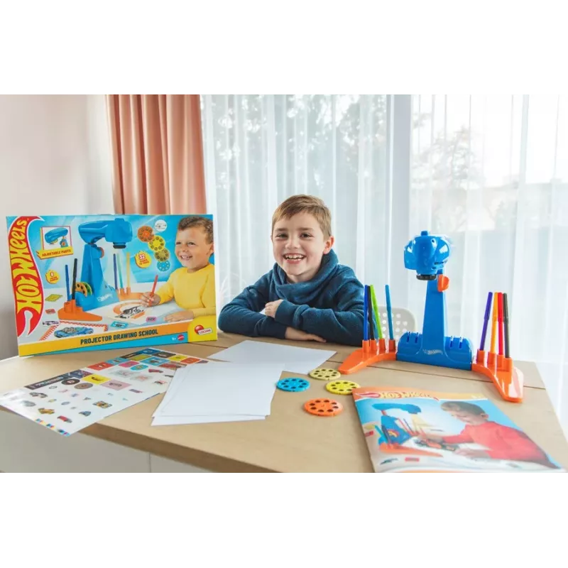 Hot Wheels Projektor-Malschulset