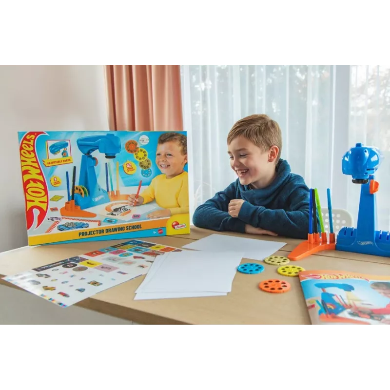 Hot Wheels Projektor-Malschulset