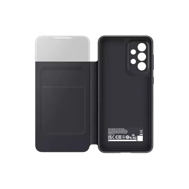 Wallet-Hülle Samsung EF-EA336PBEGEW für Galaxy A33 5G, kompatibel mit 6,4-Zoll-Bildschirmen, Schwarz, 1 Kartenfach