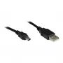 GoodConnections USB 2.0 A > Mini-B 5-Pin (ST-ST) 1m Adapterkabel Schwarz