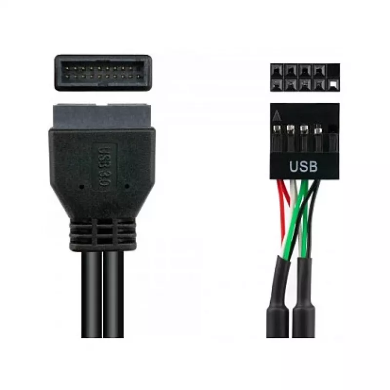 Good Connections 5021-PST4 - 0,6 m - USB 2.0 - 480 Mbit/s - Schwarz