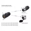 Good Connections IC01-20P303 - S1 - Strom (3-polig) - Schwarz - gerade - Metall - Kunststoff - Gold - Kupferlegierung