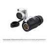 Good Connections IC01-20P303 - S1 - Strom (3-polig) - Schwarz - gerade - Metall - Kunststoff - Gold - Kupferlegierung