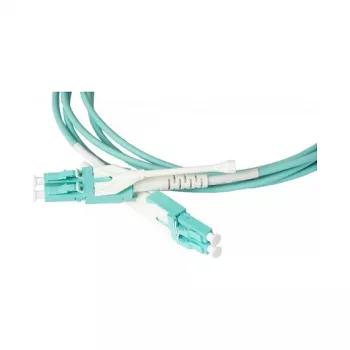 Patch-Kabel LWL Duplex OM3 (Multimode, 50/125) LC/LC, UNIBOOT, LSZH, umkehrbare Polarität, Entriegelungslasche, 10m, Good Connections® (LW-U810LC3)