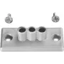 Bachmann Easy-Desk 2B - Kabelmanagement-Montageset - Silber