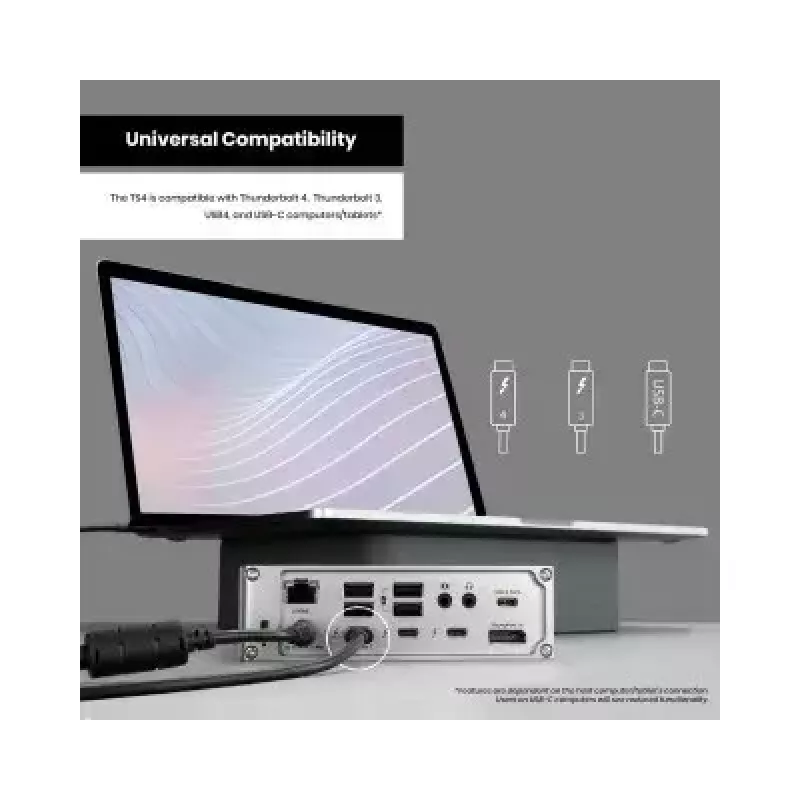 CalDigit TS4 Grau USB Hub 98W Power Delivery 100000 Mbit/s Ethernet