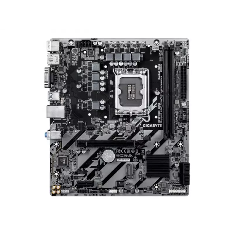 GIGABYTE H810M S2H GEN5 Micro ATX Motherboard — LGA 1851, Intel H810, 2×DIMM DDR5 bis zu 6400MHz, 1×PCIe 4.0 M.2, 1GbE