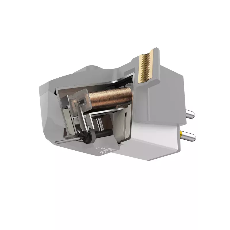 Audio-Technica AT-VM95E/H Tonabnehmer mit AT-HS6BK Headshell vormontiert (schwarz/grün)