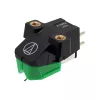 Audio-Technica AT-VM95E/H Tonabnehmer mit AT-HS6BK Headshell vormontiert (schwarz/grün)