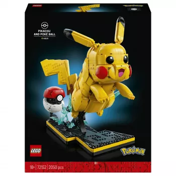 72152 Pokémon Pikachu und Pokéball