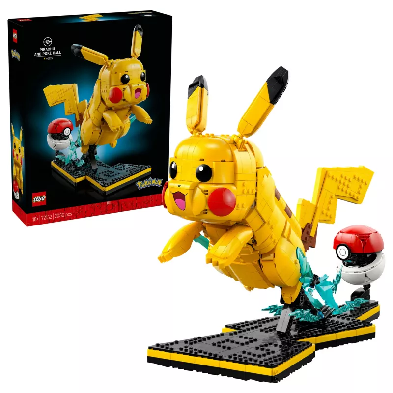 72152 Pokémon Pikachu und Pokéball