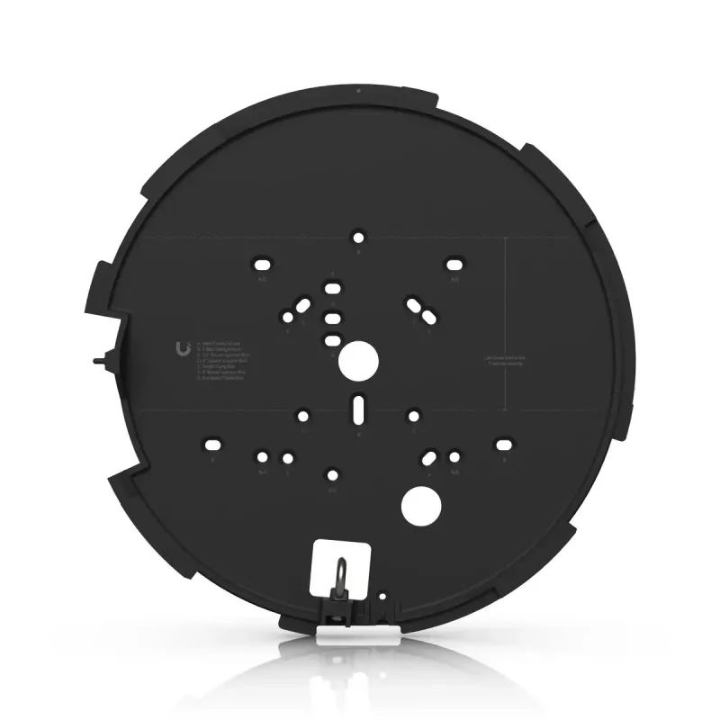 IP-Überwachungskamera UBIQUITI AI Multi Sensor 4 – Dome, Deckenmontage, 3840×2160, 360° Sichtfeld, Kabelgebunden, Schwarz