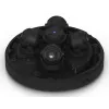 IP-Überwachungskamera UBIQUITI AI Multi Sensor 4 – Dome, Deckenmontage, 3840×2160, 360° Sichtfeld, Kabelgebunden, Schwarz