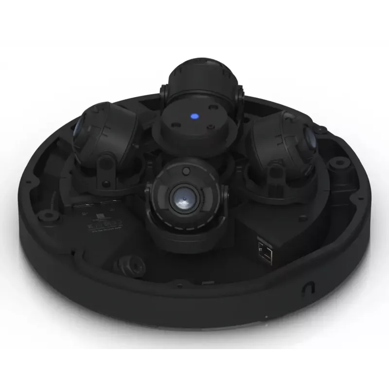 IP-Überwachungskamera UBIQUITI AI Multi Sensor 4 – Dome, Deckenmontage, 3840×2160, 360° Sichtfeld, Kabelgebunden, Schwarz