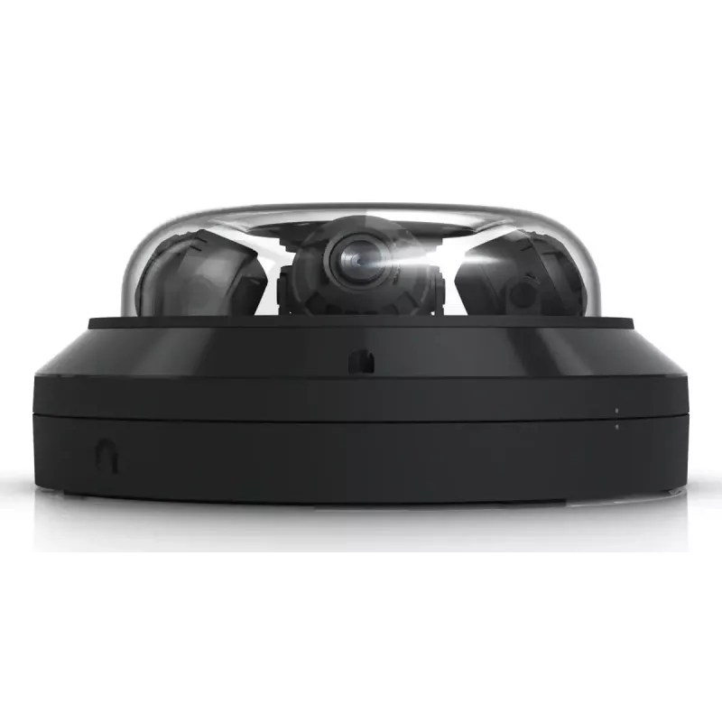 IP-Überwachungskamera UBIQUITI AI Multi Sensor 4 – Dome, Deckenmontage, 3840×2160, 360° Sichtfeld, Kabelgebunden, Schwarz