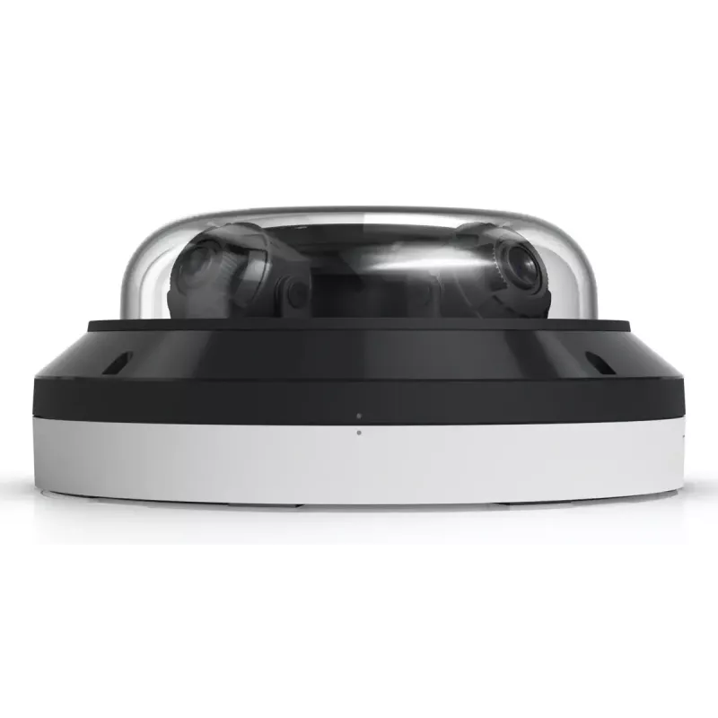 IP-Kuppel-Überwachungskamera UBIQUITI AI Multi Sensor 4 — 3840×2160, 360° Sichtfeld, 2,33× optischer Zoom, Deckenmontage, kabelgebunden (weiß/schwarz)
