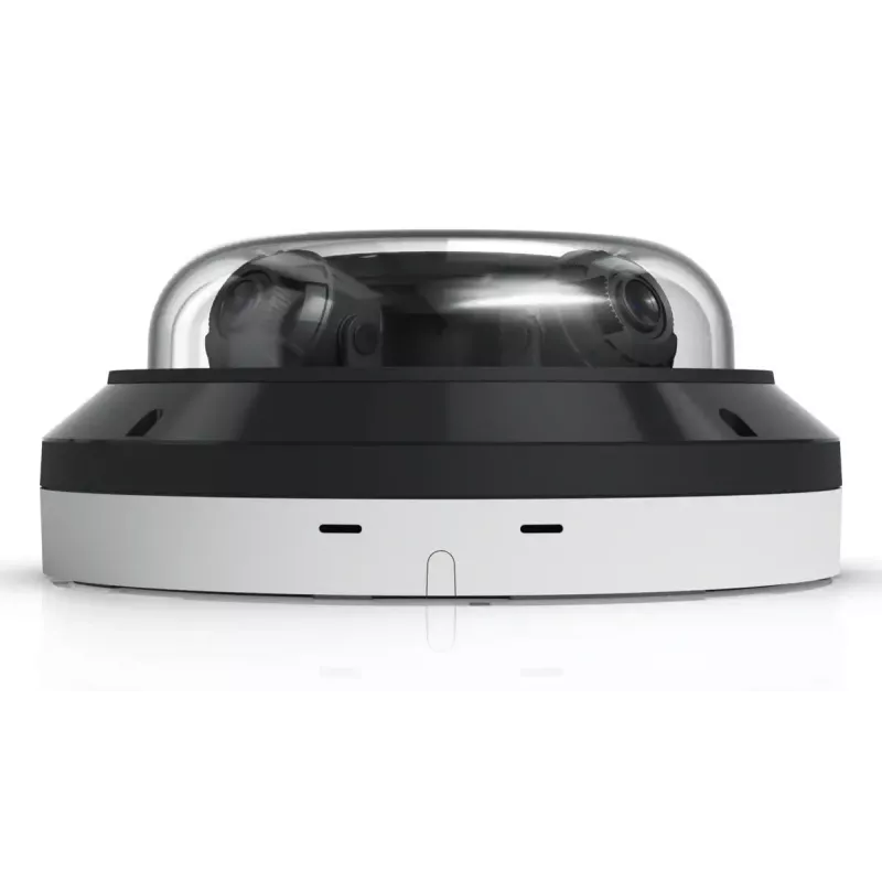 IP-Kuppel-Überwachungskamera UBIQUITI AI Multi Sensor 4 — 3840×2160, 360° Sichtfeld, 2,33× optischer Zoom, Deckenmontage, kabelgebunden (weiß/schwarz)