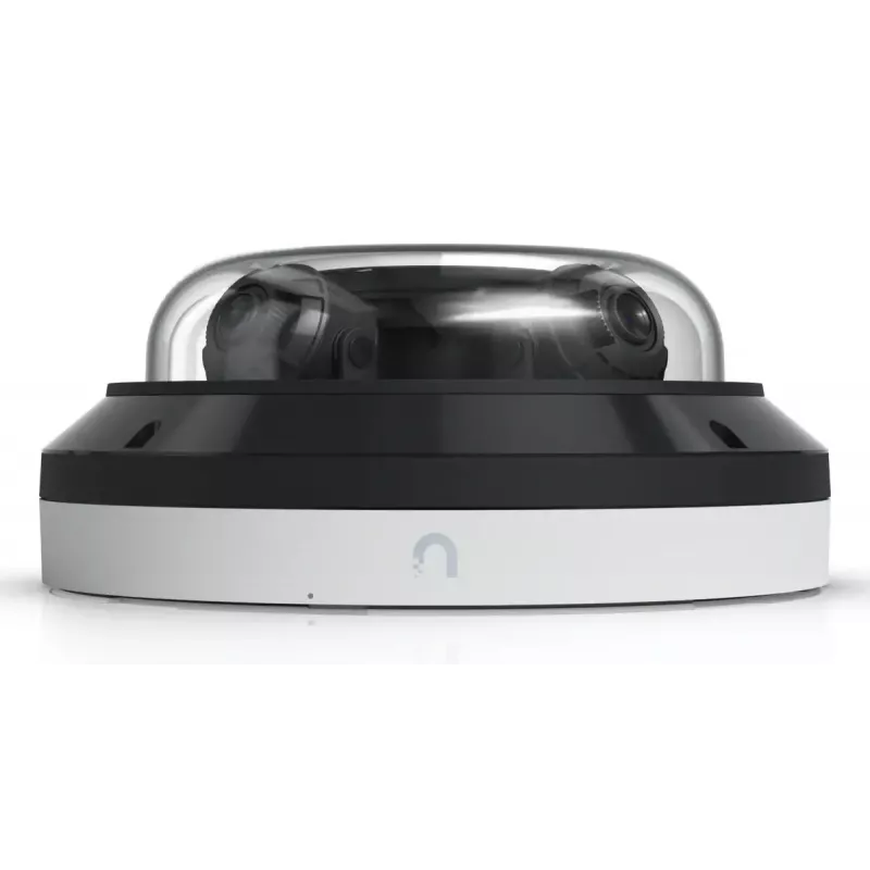 IP-Kuppel-Überwachungskamera UBIQUITI AI Multi Sensor 4 — 3840×2160, 360° Sichtfeld, 2,33× optischer Zoom, Deckenmontage, kabelgebunden (weiß/schwarz)