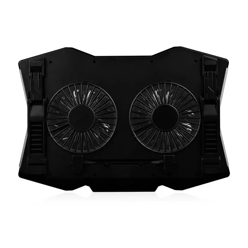 Kühlpad Modecom MC-CF18 RGB 45,7 cm 2 Lüfter Schwarz