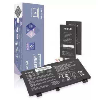 Batterie MITSU B31N1726 für ASUS FX504 FX505 FX80G 3900mAh 44Wh 11,4V