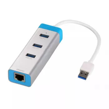 i-tec USB 3.0 Metall-Lade-HUB, 4 Anschlüsse, mit Netzteil