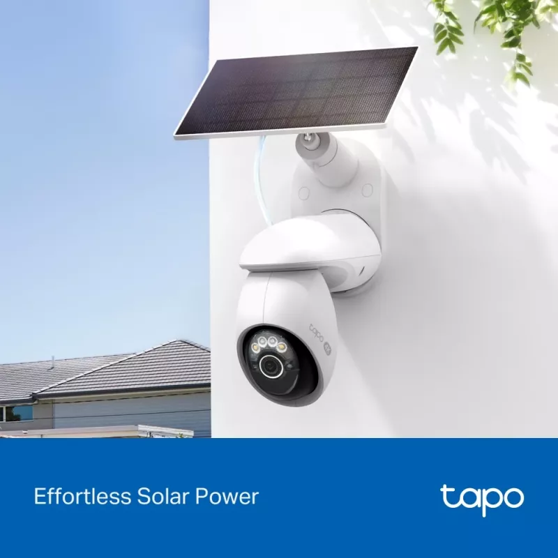 TP-Link Tapo Solar-Betriebenes Schwenk-/Neige-Sicherheitskamera-Kit