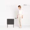 Brabantia Bo Touch Bin 34 L 2 Körbe Beige Breite 540 mm Tiefe 312 mm Höhe 680 mm