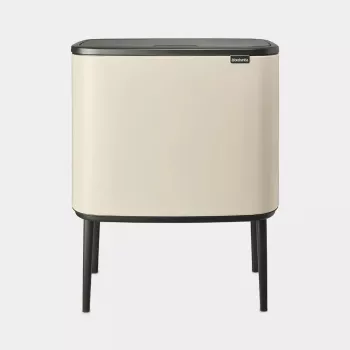 Brabantia Bo Touch Bin 34 L 2 Körbe Beige Breite 540 mm Tiefe 312 mm Höhe 680 mm