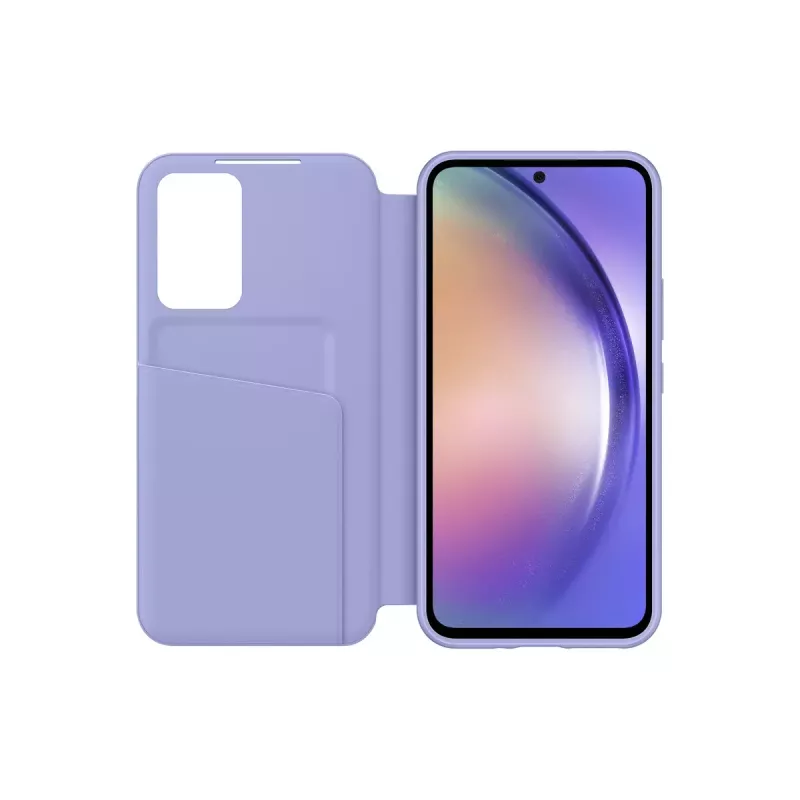 Wallet Hülle Samsung EF-ZA546 für Galaxy A54, für 6,4 Zoll (16,3 cm) Bildschirme, Blueberry