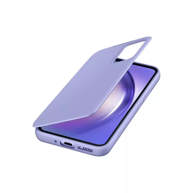 Wallet Hülle Samsung EF-ZA546 für Galaxy A54, für 6,4 Zoll (16,3 cm) Bildschirme, Blueberry