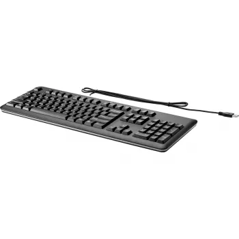 HP USB-Tastatur für PC Full-Size Kabelgebunden USB Schwarz QY776AA#ABE