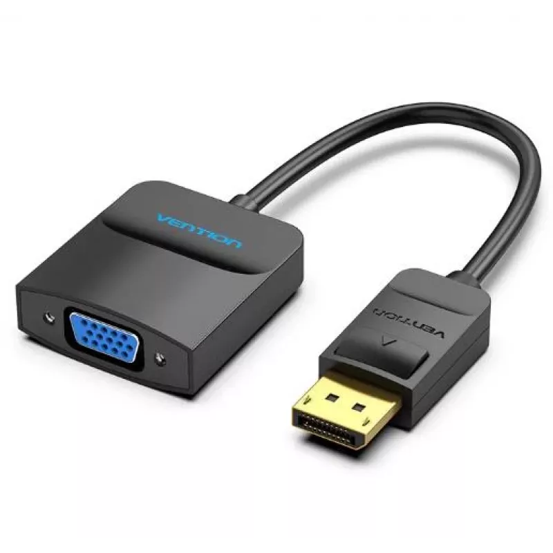 I/O-Adapter DP auf VGA/0,15m Schwarz Hbfbb Vention