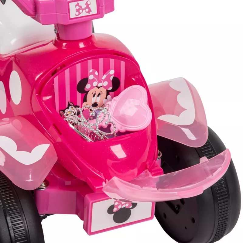 Elektrisches Kinder-Quad zum Aufsitzen HUFFY Minnie Maus Modell 19073W, batteriebetriebenes Kinder-ATV