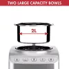 Magimix Gelato Expert Kompressor-Eismaschine, 2 L, 180 W, Edelstahl
