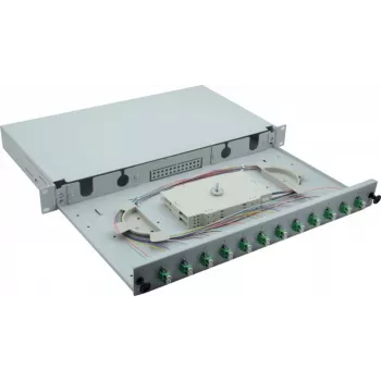 Helos 375552 Rack-Gehäuse 1U Grau