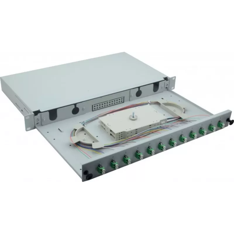 Helos 375552 Rack-Gehäuse 1U Grau