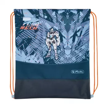 Schulranzenset HERLITZ Loop Plus TechMech für Jungen — Polyester, bestehend aus Schulranzen, Sporttasche, Federmäppchen, Schlampermäppchen