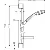 Duschsystem Hansgrohe Croma 100 27771000 Chrom