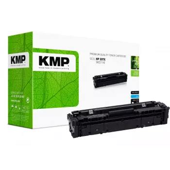 KMP Toner HP 207X Cyan 2450 Seiten wiederaufbereitet