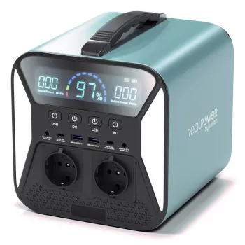 Tragbare Powerstation RealPower PS-300C 76800 mAh