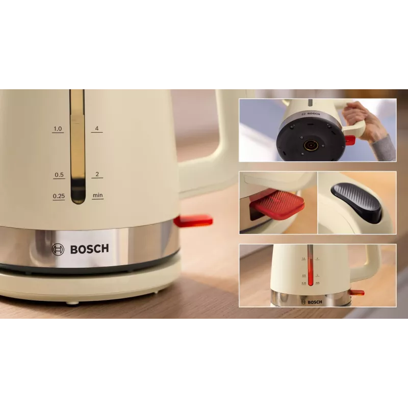 Bosch MyMoment Wasserkocher 1,7 l 2400 W Creme