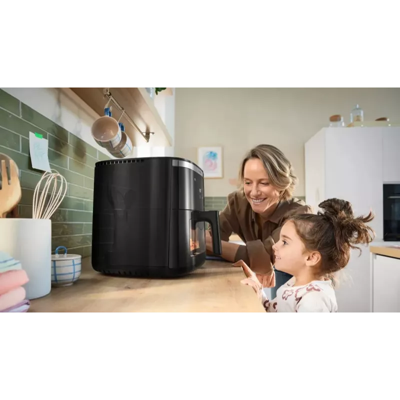 Bosch Serie 6 MAFS2671B Heißluftfritteuse Einzelgerät 7,2 L Standgerät 1800 W Heißluftfritteuse Schwarz