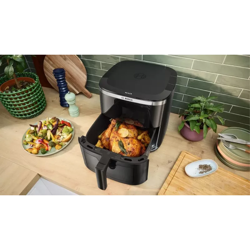 Bosch Serie 6 MAFS2671B Heißluftfritteuse Einzelgerät 7,2 L Standgerät 1800 W Heißluftfritteuse Schwarz
